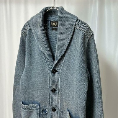 RRL RALPH LAUREN Indigo Cotton Shawl 