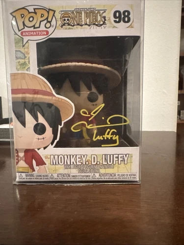 Monkey. D. Luffy One Piece 98 Funkopop Signed