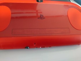 PlayStation PS Vita PCH-2000 ZA26 Metallic Red Sony Console ,pouch ,Charger