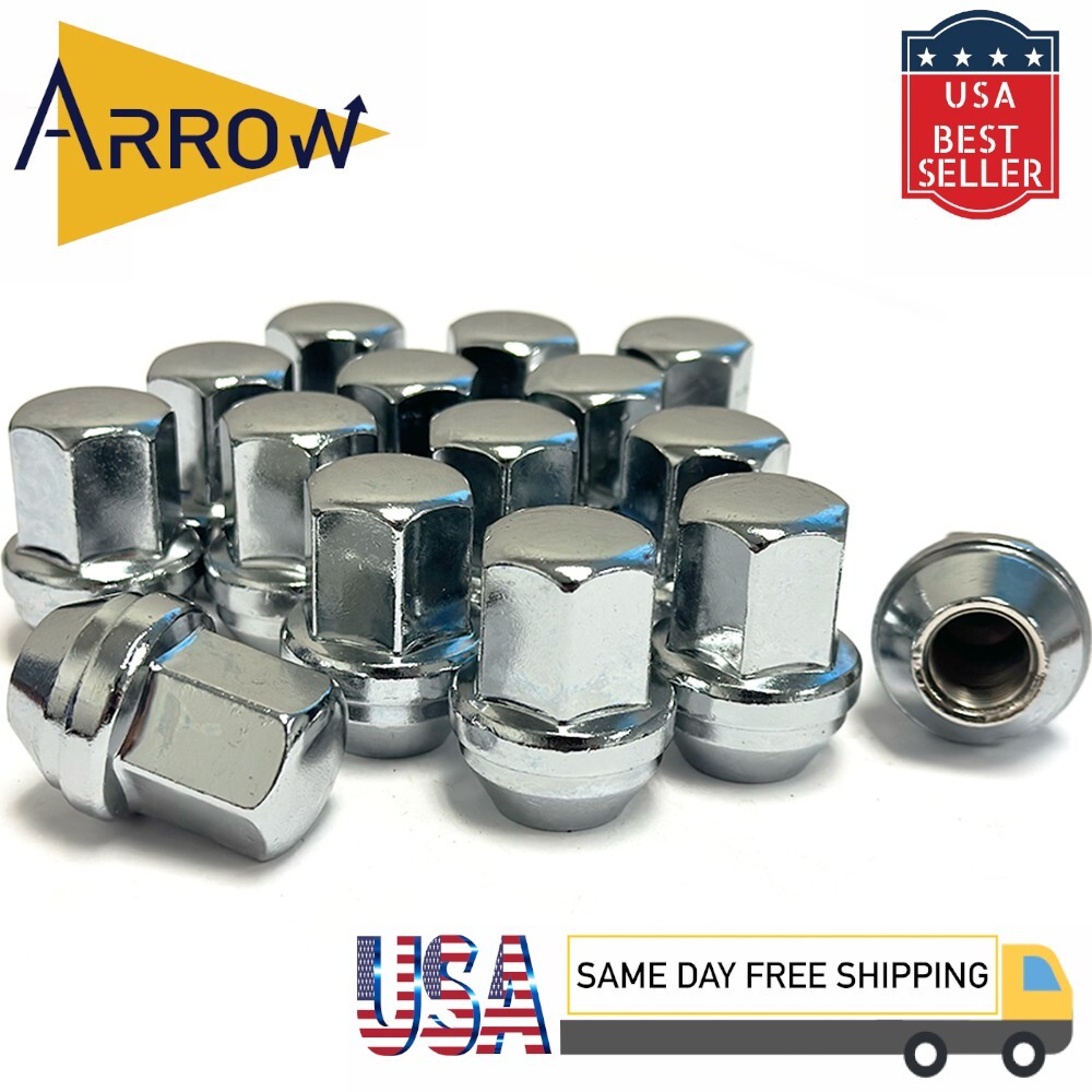 20x Chrome M14x1.5 OEM Factory Style Lug Nut 7/8