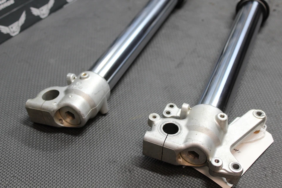 Kawasaki KX250 2001 OEM suspensión delantera derecha izquierda horquillas amortiguadores Foto 4 de 4