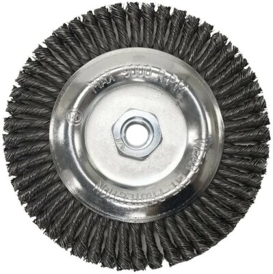 6'' x 5/8-11'' Stringer Bead Wire Wheel For Angle Grinder (Carbon Steel)