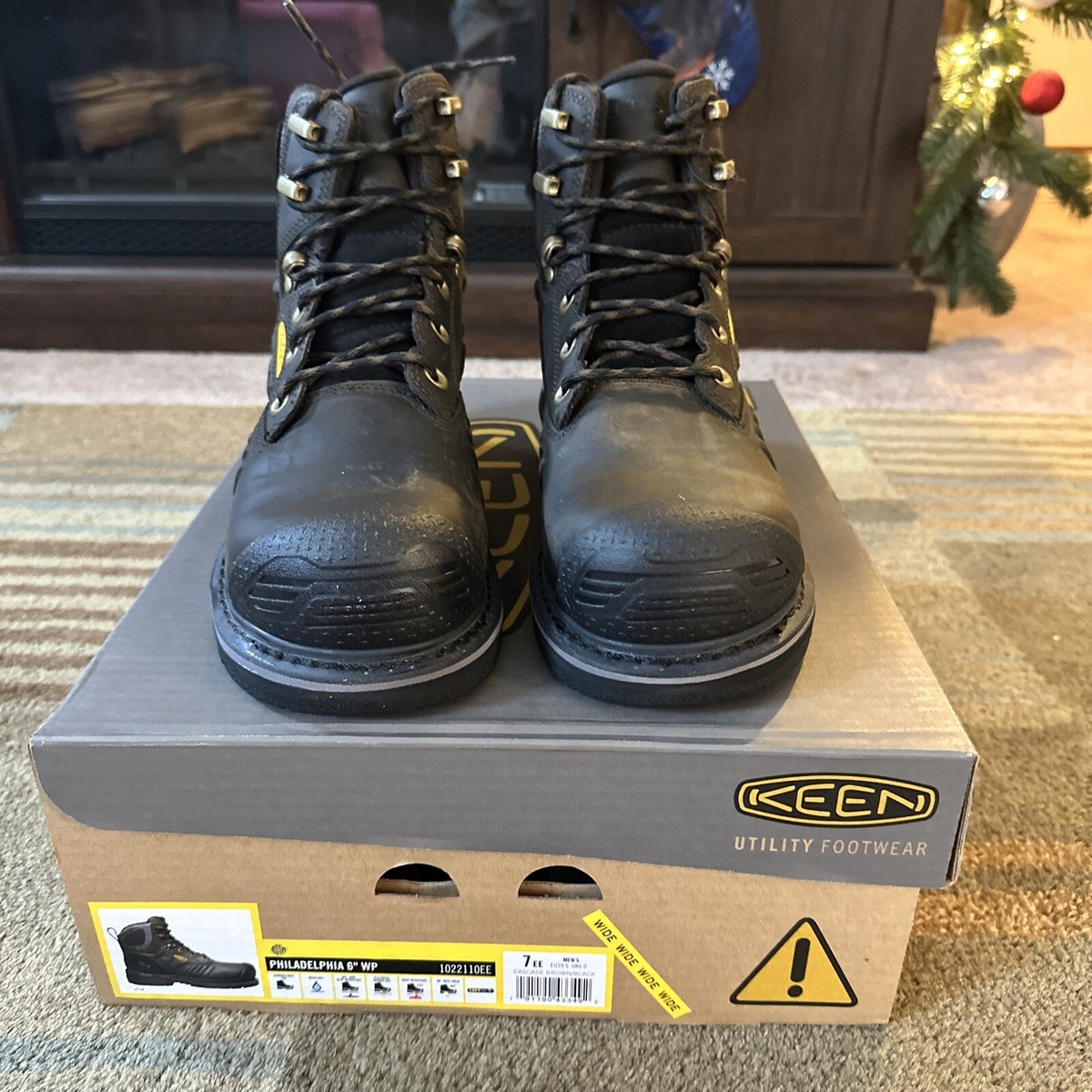 NEW KEEN Utility Men's Size 7 EE Philadelphia 6” WP Carbon Toe Work Boot  1022110 | eBay
