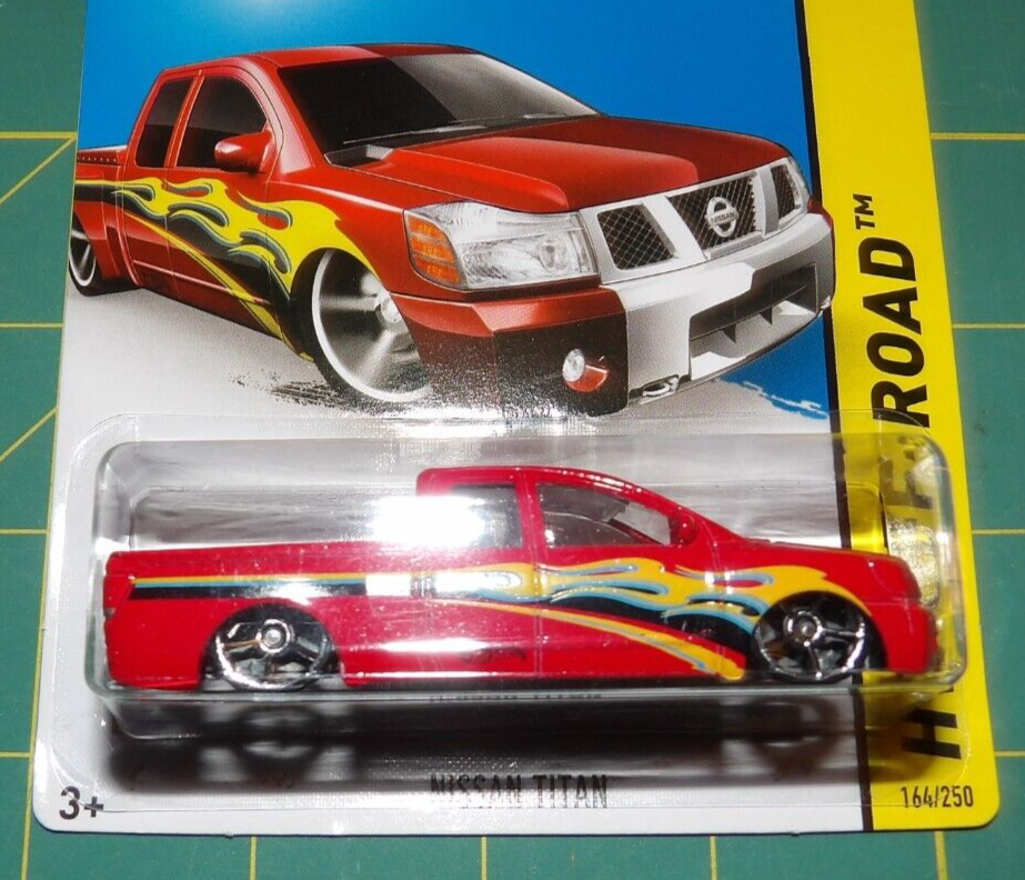 2013 Hot Wheels HW OffRoad NISSAN TITAN Kmart Color Exclusive Red