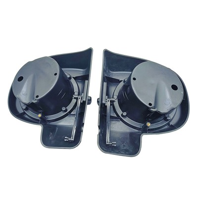 Black ABS Speaker Pods - Lower Vented Fairings For Harley Touring 2014-2024