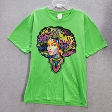 Afro Beauty Men T-Shirt Large Graphic Strong Black Queen Sexy Smart Passionate