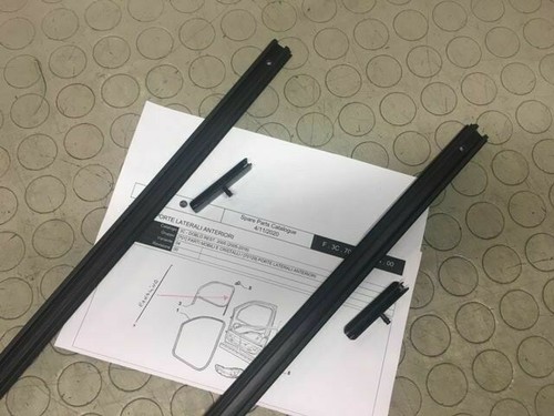 GUARNIZIONE CANALINO ARMATO PER SCORRI VETRO PORTE FIAT 500 - Foto 11