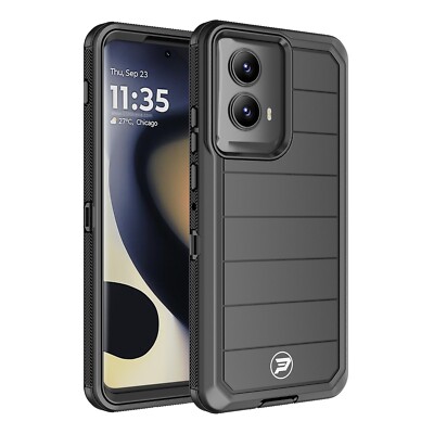 for Motorola Edge 5G (2024) Rugged Triple Layer TPU/PC Lined Case