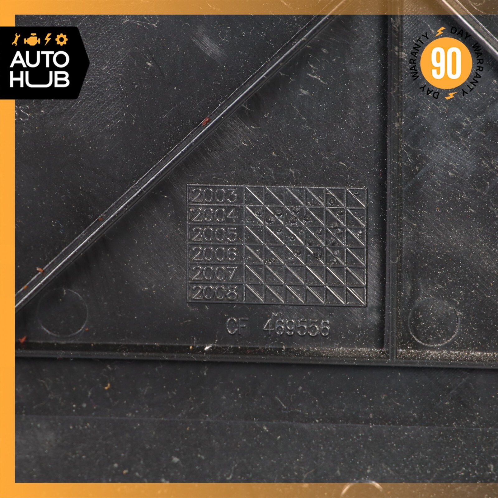 03-08 Maserati Quattroporte Back Panel Seat Cover Front Left or Right Side OEM