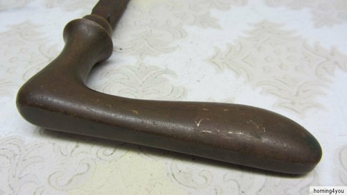 Tür Griff Bronze Langschild Türklinke antik Jugendstil Frankreich France - Bild 8 von 10