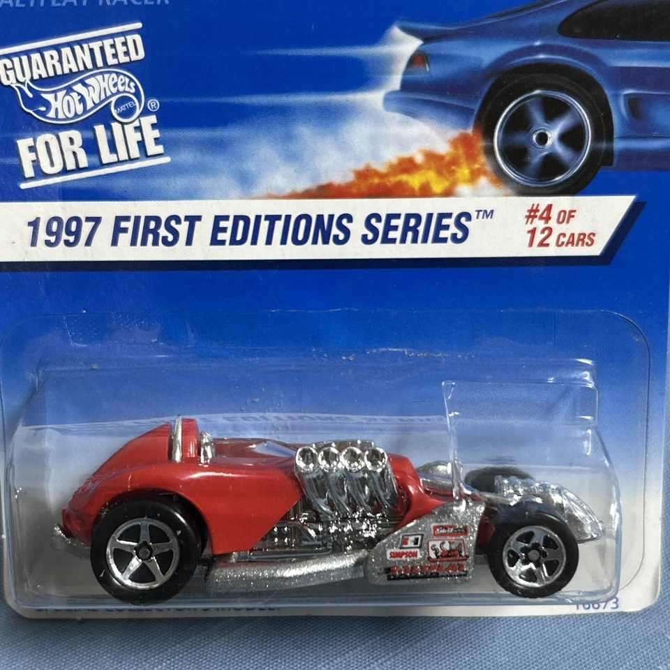 1997 Hot Wheels SALTFLAT RACER First Editions On Card 1:64 Classic Diecast - Image 2 of 2
