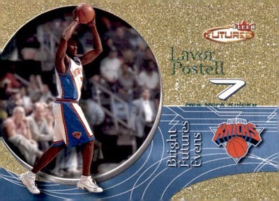 2000-01 Fleer Futures Gold #208 Lavor Postell Card /500