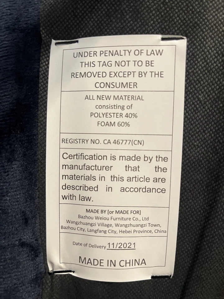 Blue velour chairs (set of 6) GENTLY USED / LOCAL PICK UP ONLY - Image 4 of 4