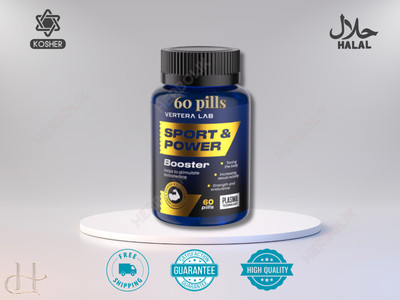 Vertera Sport & Power Booster - 60 Tabletten für Energie, Kraft und Ausdauer