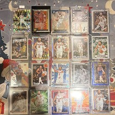 Jalen Brunson 28 - Card Lot Game Worn Jersey /99 Topps /2025 Championship Cards