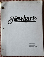 1984 Newhart "Local Hero" Original Final Draft Script