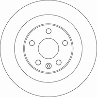 2X Trw DF6588 Bremsscheibe FüR Volvo
