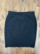 St. John Basics Knit Santana Skirt Black Women's Size 8