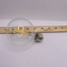 1-Pk EcoSmart Filament LED Vintage Edison Light Bulb Soft White 40W Dimmable