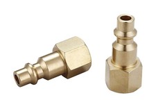 Air Hose Fittings And Air Coupler Plug, Air Compressor Quick-Connect FNPT Fem...