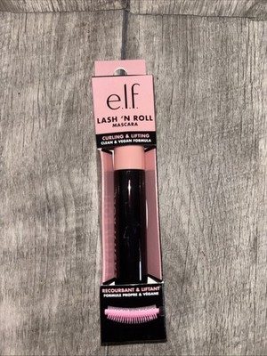 ELF Lash 'N Roll Mascara Curling & Lifting Clean & Vegan (Black) 0.32oz / 9.2g