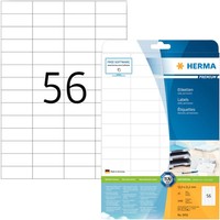 Herma Universal-Etiketten Premium, 52,5 X 21,2 Mm, Weiß 1 Bis 40 Stk Spare 50%