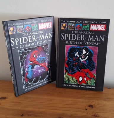 Marvel Graphic Novel Spiderman Birth of Venom & Spiderman Coming Home Bundle