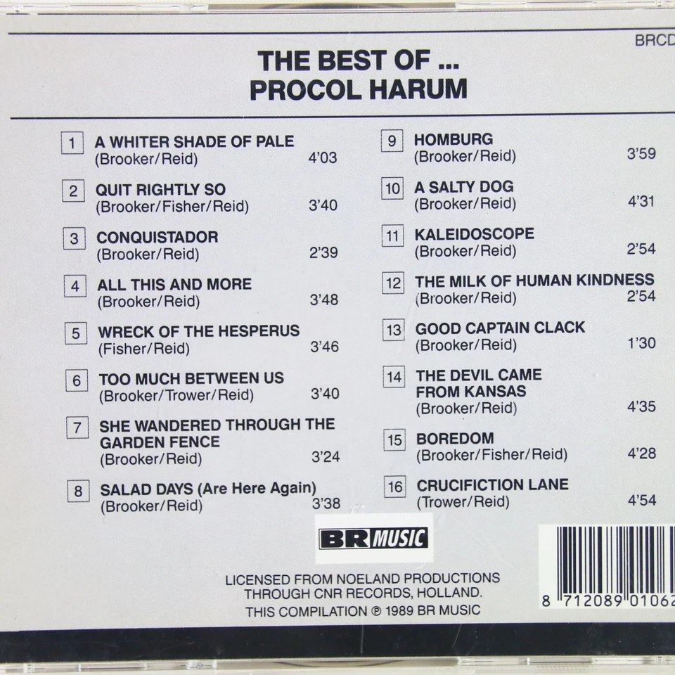 Music Musik Album CD Procol Harum – The Best Of ... Procol Harum Gut - Bild 2 von 2