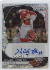 2020 Panini Prizm Rookie Blue Wave 31/35 Kwang-Hyun Kim #RA-KK Auto 4f5