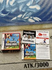 Nintendo DS New Super Mario Bros. Authentic Case  Manuals ONLY NO GAME 
