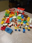 Vintage Fisher-Price Little People 50 Pieces Played With Excessive Inventory