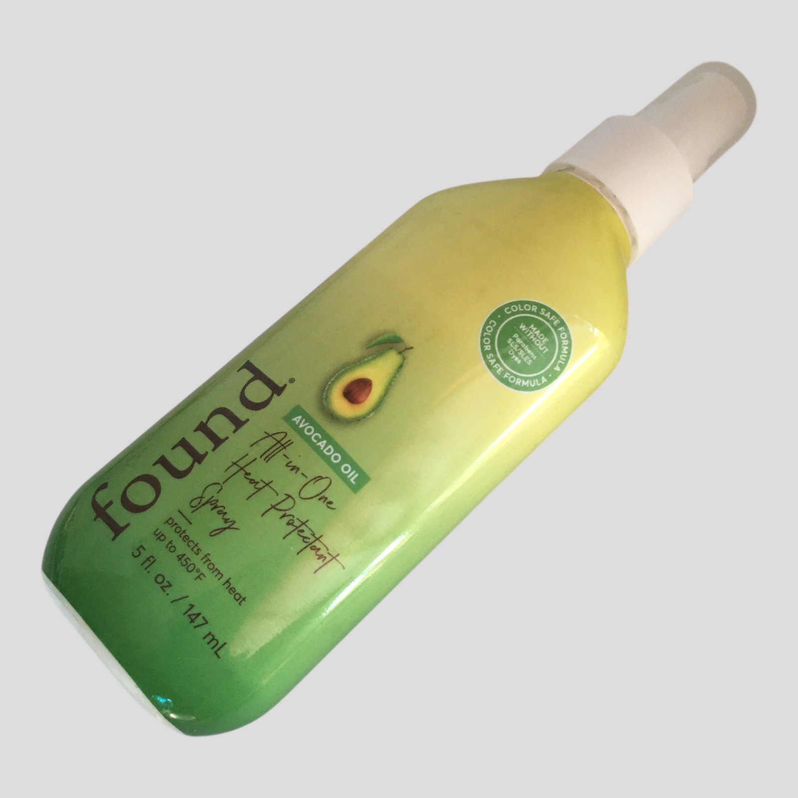 Found Avocado Oil All-in-One Heat Protectant Spray, protects from heat - 5 fl oz