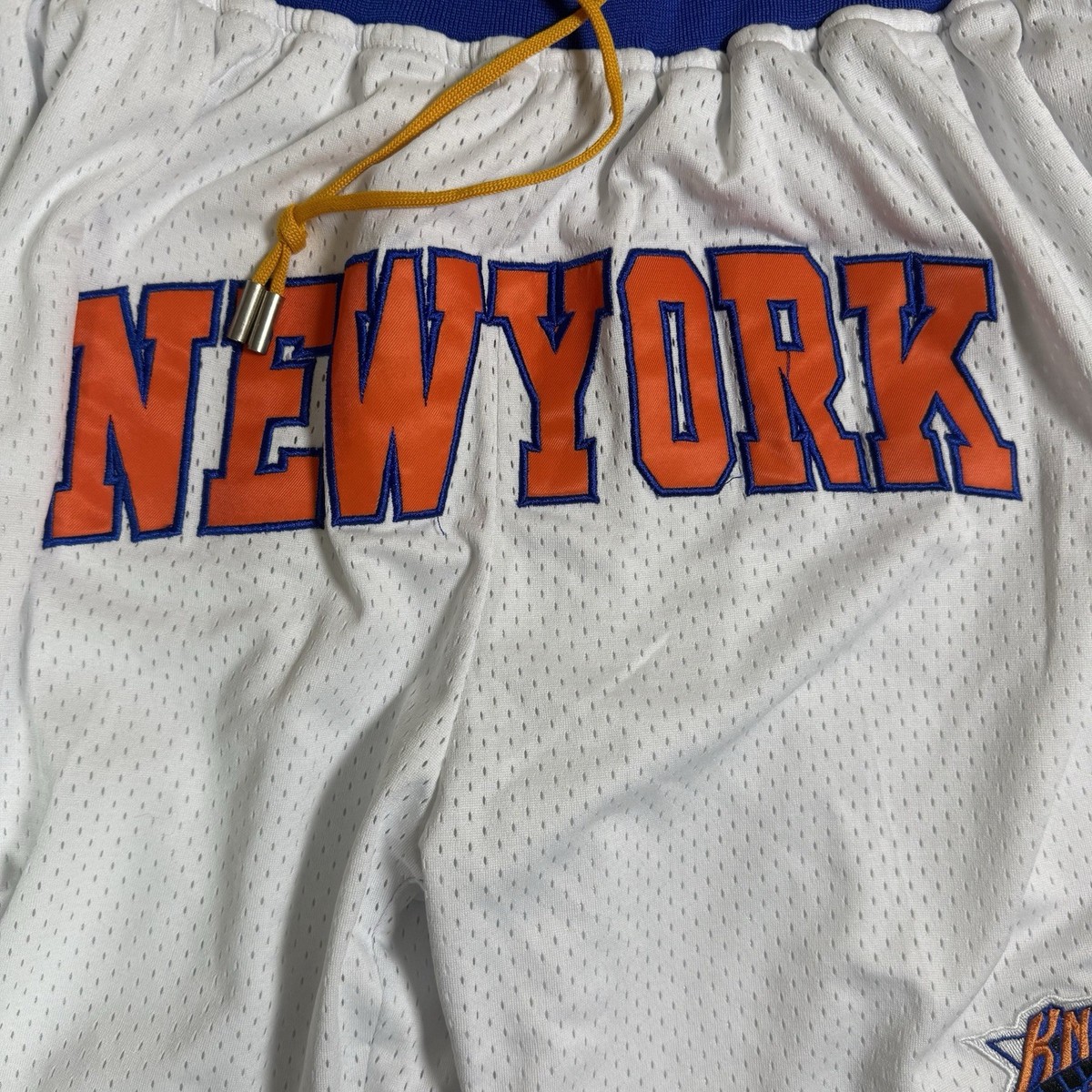 Just Don Mens New York Knicks 1994 NBA Finals Basketball Shorts 