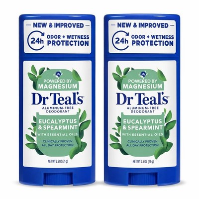 Dr. Teals Eucalyptus Deodorant Gift Set (2 Pack, 2.5oz Ea.) - Eucalyptus Esse...