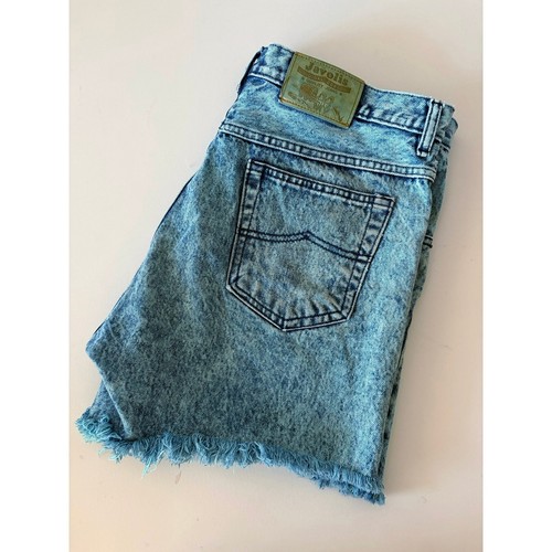 Javolis Vintage y2k acid wash Jean Shorts Jorts streetwear summer beach western