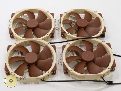 4x Lot Noctua NF-A15 PWM 1500RPM DC12V Brown Case Fans