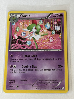 Pokémon TCG NM-Mint Zustand Kirlia RC9/RC25 Holo Strahlende Sammlung