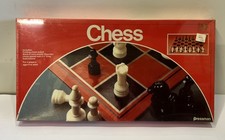 Pressman 1982 Chess Set No 1124 New SEALED IN BOX Black/Ivory Pieces USA Made