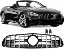 ? Grill Kühlergrill Panamericana AMG Optik für Mercedes SL R231 FACELIFT Chrom ? Grill Kühlergrill Panamericana AMG Optik für Mercedes SL R231 FACELIFT Chrom