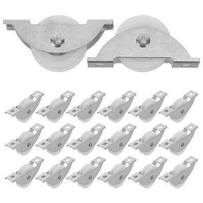  20 Pcs Laufrollen Für Schiebetüren Schrank Sliding Door Wheels for Wardrobe