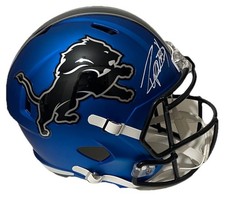 KERBY JOSEPH DETROIT LIONS SIGNED AUTO FULL SIZE REPLICA HELMET JSA