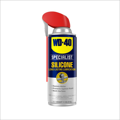 WD-40 Specialist Silicone Lubricant with SMART STRAW SPRAYS 2 WAYS, 11 OZ