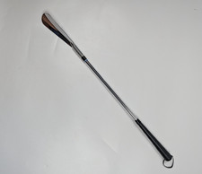Vintage Standing Shoe Horn Long Metal Handle Made in Japan 23" Long EUC