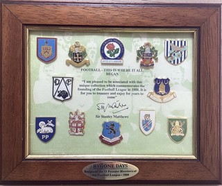 Badges of the 12 Founder Members of the Football League 1888