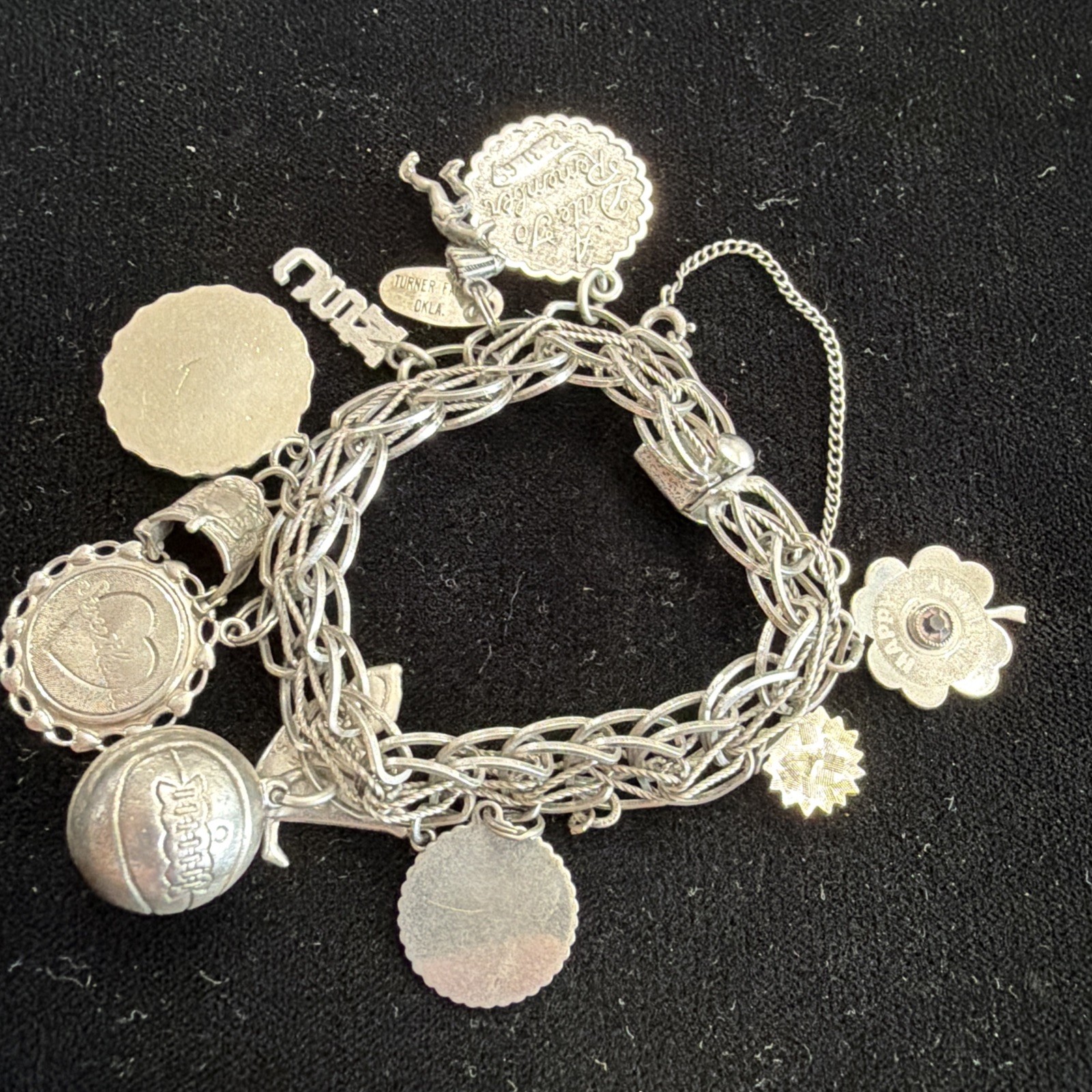 Solid Cable Sterling Excellent Condition Charm Br… - image 4