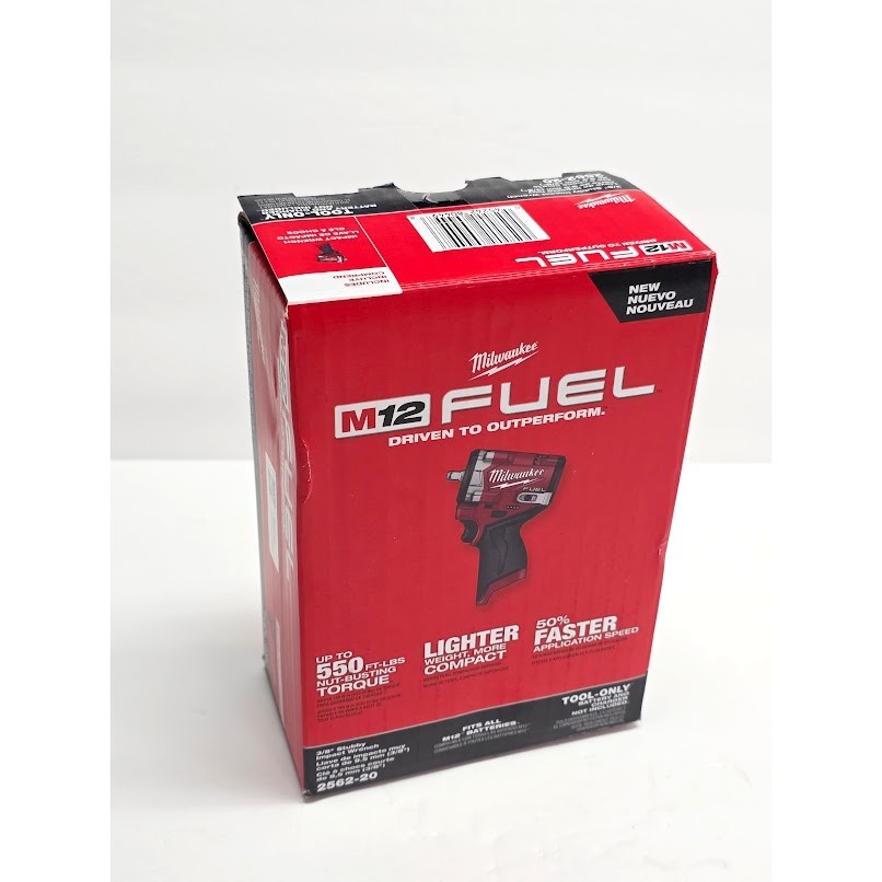Milwaukee 2562-20 M12 FUEL 12V 3/8" Stubby Brushless Impact Wrench &ndash; Bare Tool