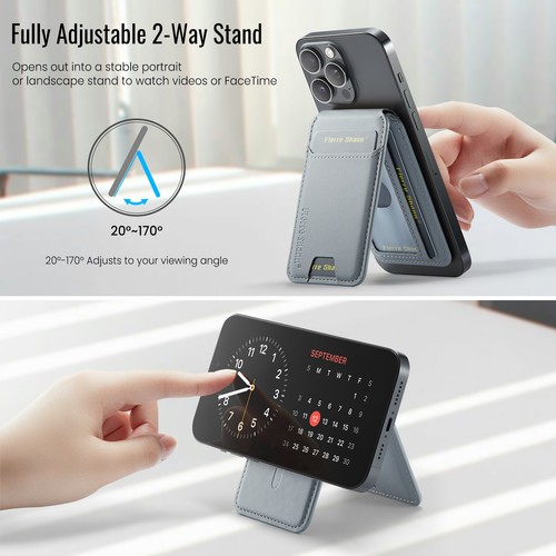 Universal Geldbörse Stick-On Handy RFID Block Kartenhalter Ständer Etui - Bild 69 von 120