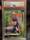 2024 Panini Prizm - Rookies Drake Maye #329 Neon Green Pulsar Prizm (RC) PSA 10