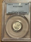 1953-S Roosevelt Dime MS66  PCGS