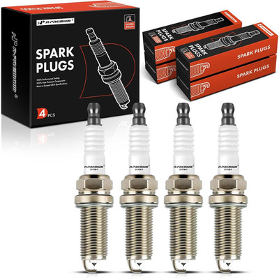 4pcs Double Iridium Spark Plugs for Hyundai Kia Sonata Optima Tucson Sportage